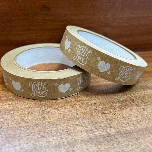 &Keep - With Love Biodegradable Paper Tape 24mm x 50m