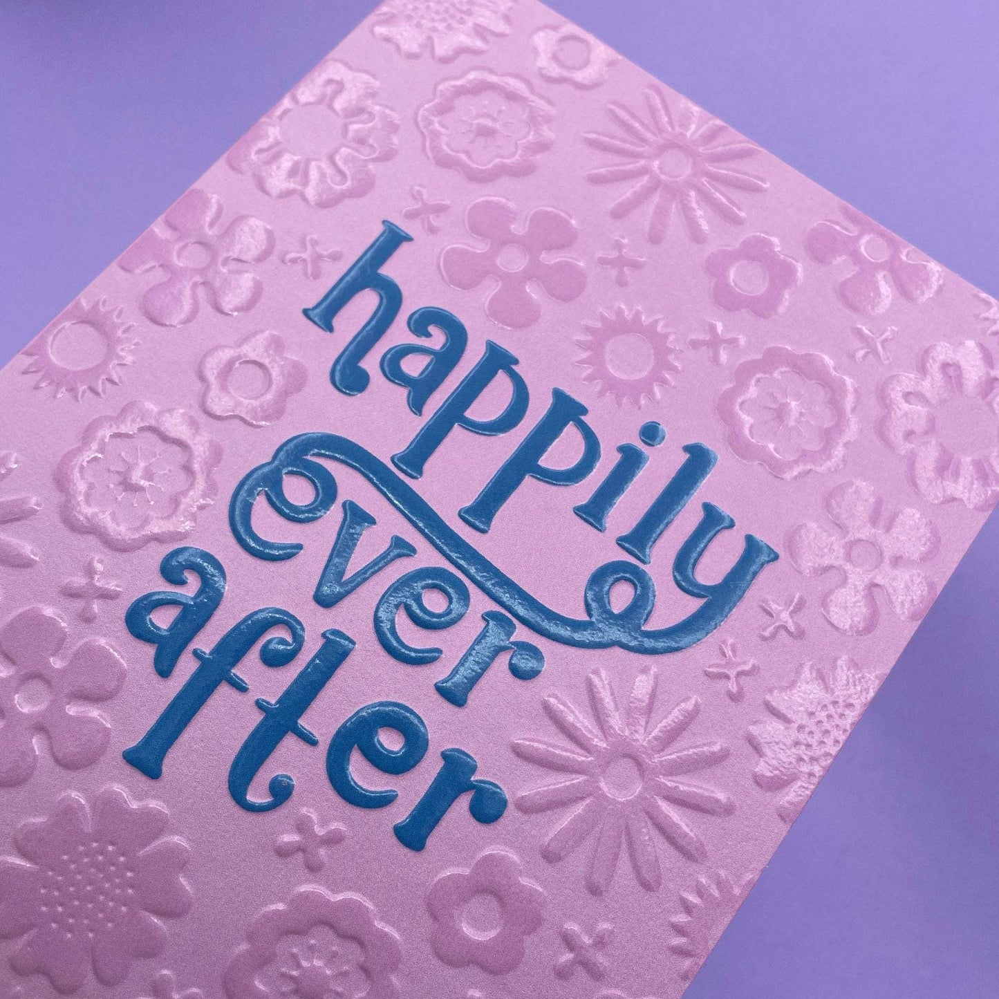 Happily Ever After Wedding Card