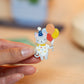 Dapple & Dot - BIRTHDAY CAT PIN