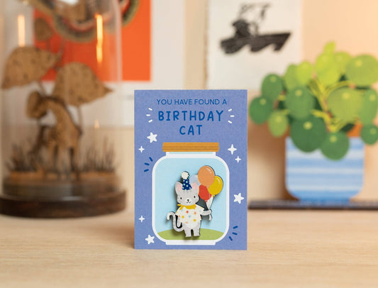 Dapple & Dot - BIRTHDAY CAT PIN