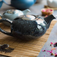 Pebble Flecked Black Filter Teapot - 4 Cup