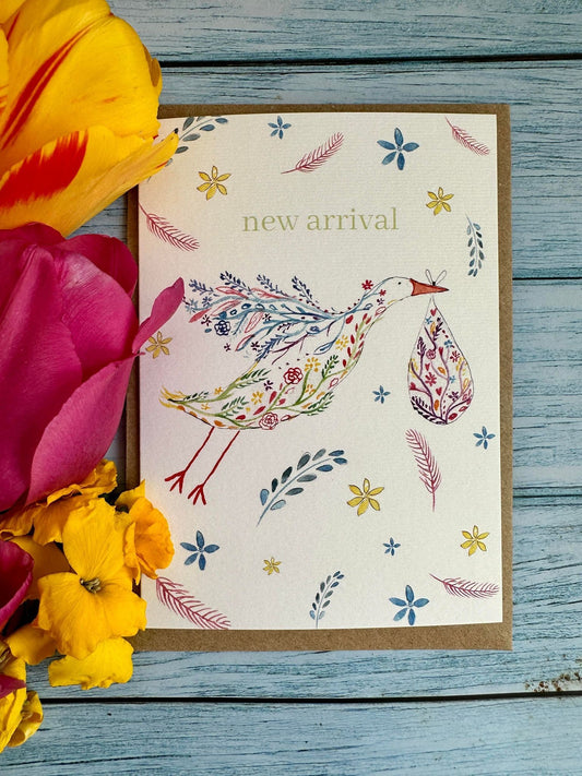 New Arrival New Baby Card
