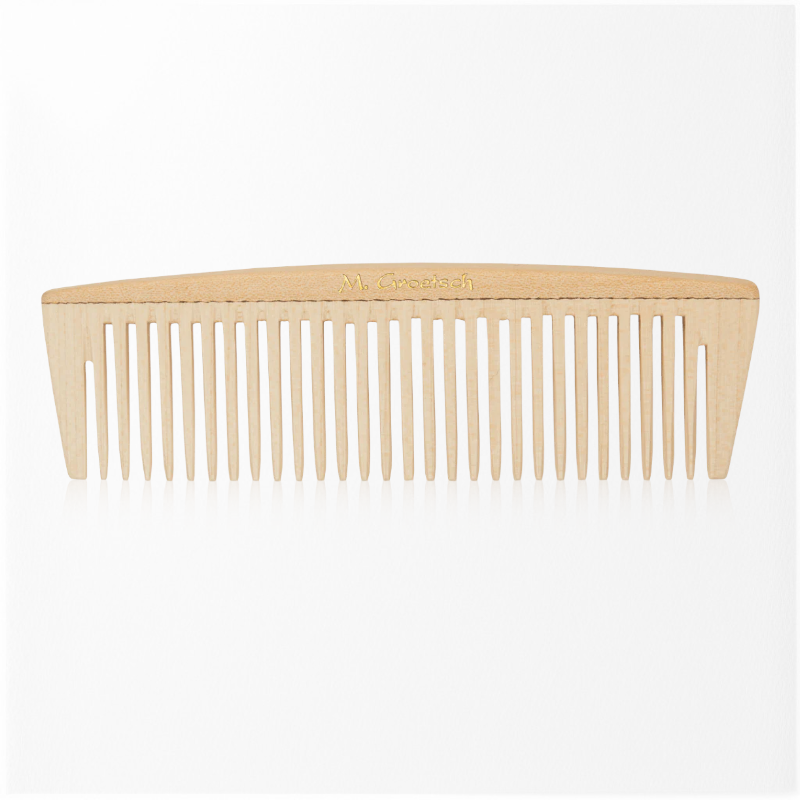 Handcrafted Maple Pocket Comb - 10-12cm