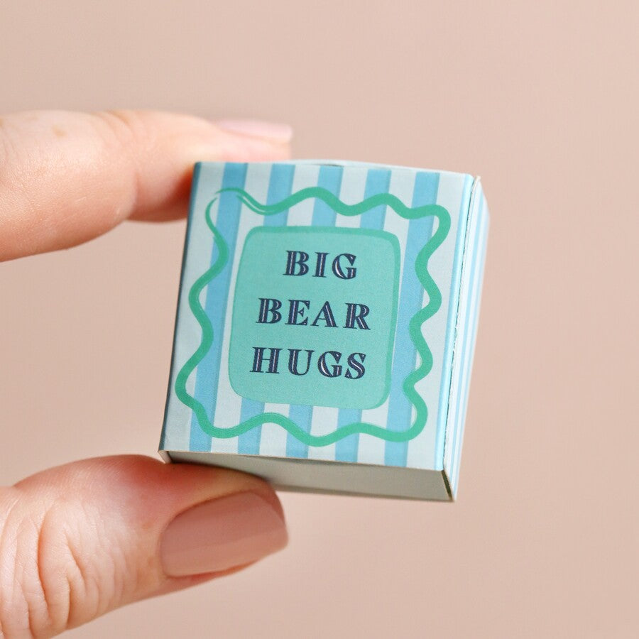 Tiny Matchbox Ceramic Token: Bear