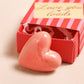Tiny Matchbox Ceramic Token: Heart