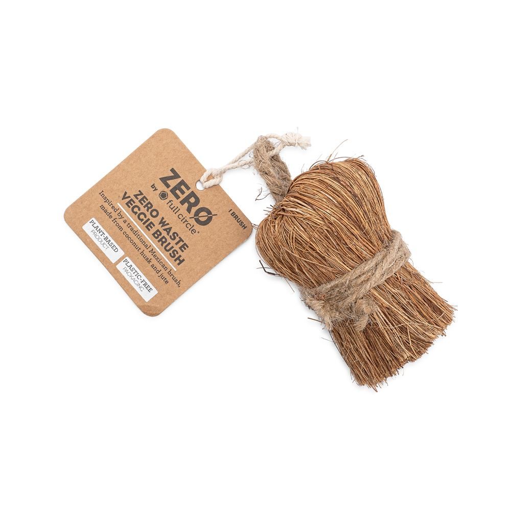 Zero Waste Coconut Husk Veggie Brush