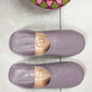 Moroccan Babouche Basic Slippers, Violet
