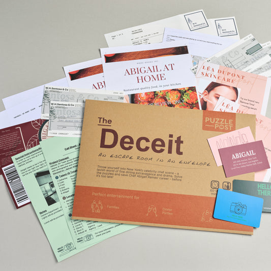 Escape Room in an Envelope: The Deceit