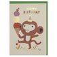 Birthday Monkey & Ice Cream Card