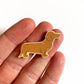 Dachshund (Brown) Wooden Dog Pin