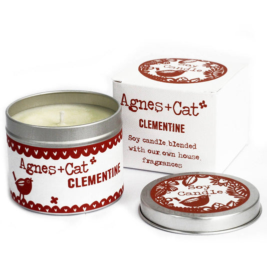 200ml Soy Wax Tin Candle - Clementine