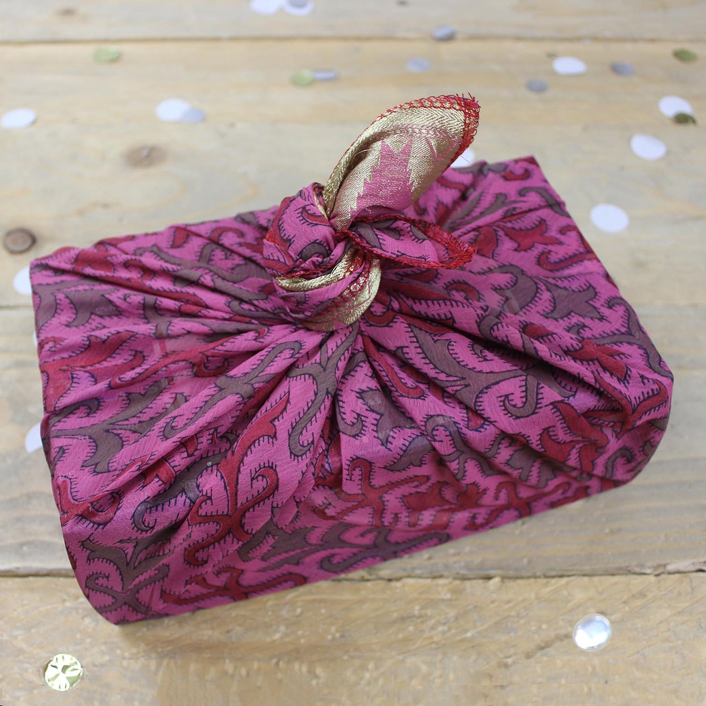 Recycled Sari Gift Wrap & Scarf