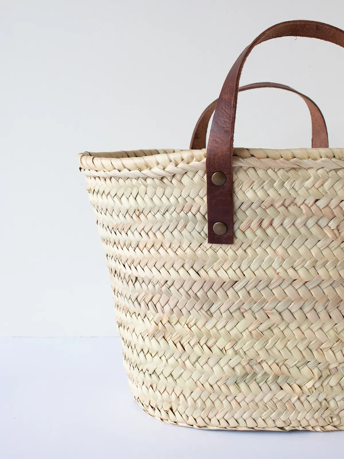 Mini Valencia Market Basket Bag