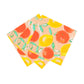 Citrus Fruit Recyclable Paper Napkins - 20 Pack