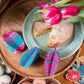 Four Printed Easter Egg Paper Decorations
