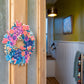Printed Wooden Floral Wreath Decoration