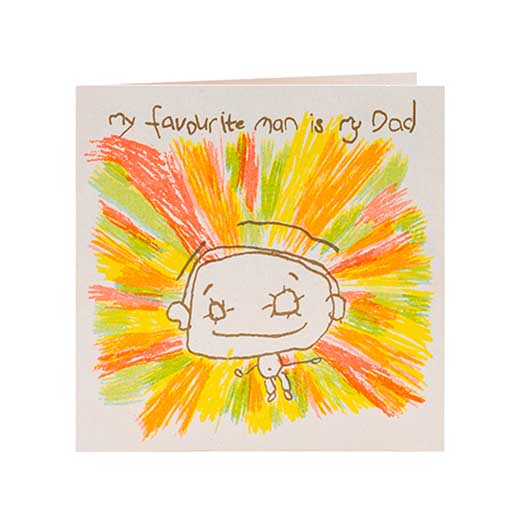 My Favourite Man is My Dad Card