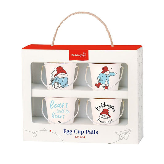 Paddington Bear Egg Cup Pails - Cream
