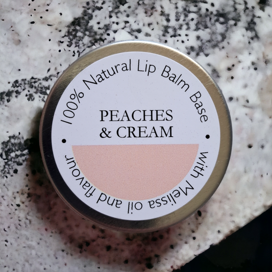 Peaches & Cream Natural Lip Balm