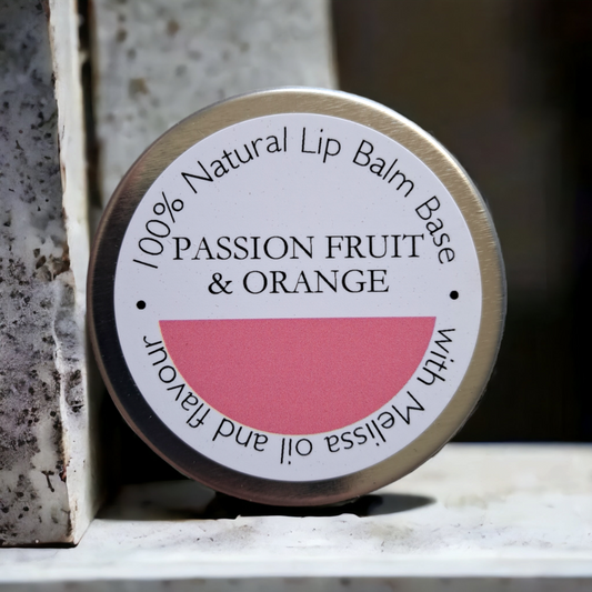 Passion Fruit & Orange Natural Lip Balm