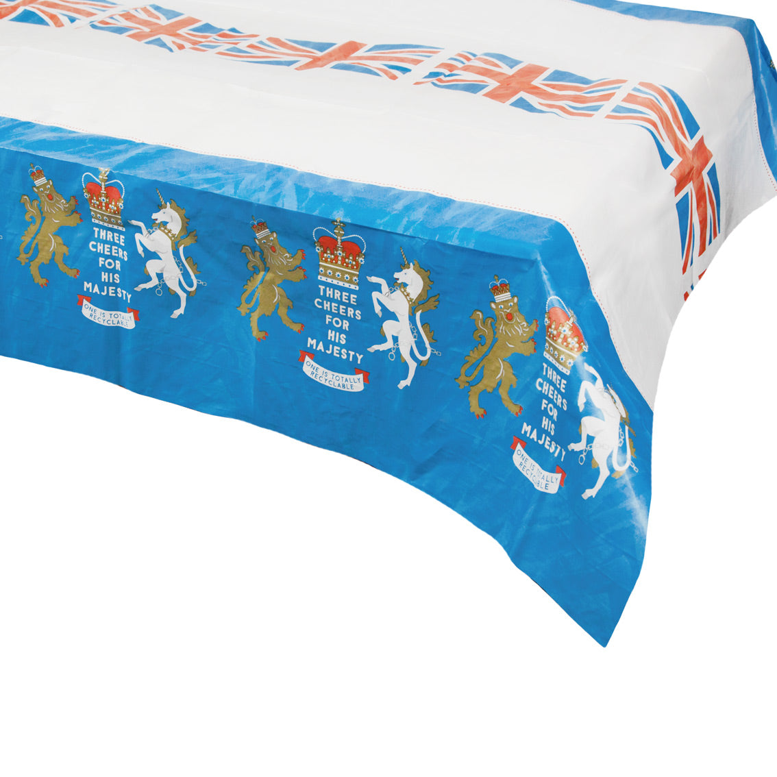 King's Coronation Paper Table Cover