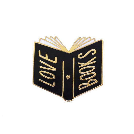 Love Books Enamel Pin Badge