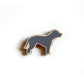Staffordshire Bull Terrier Staffie Wooden Dog Pin