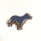 Staffordshire Bull Terrier Staffie Wooden Dog Pin