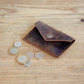 Fair Trade Buffalo Leather Coin Purse - Small Coin Wallet