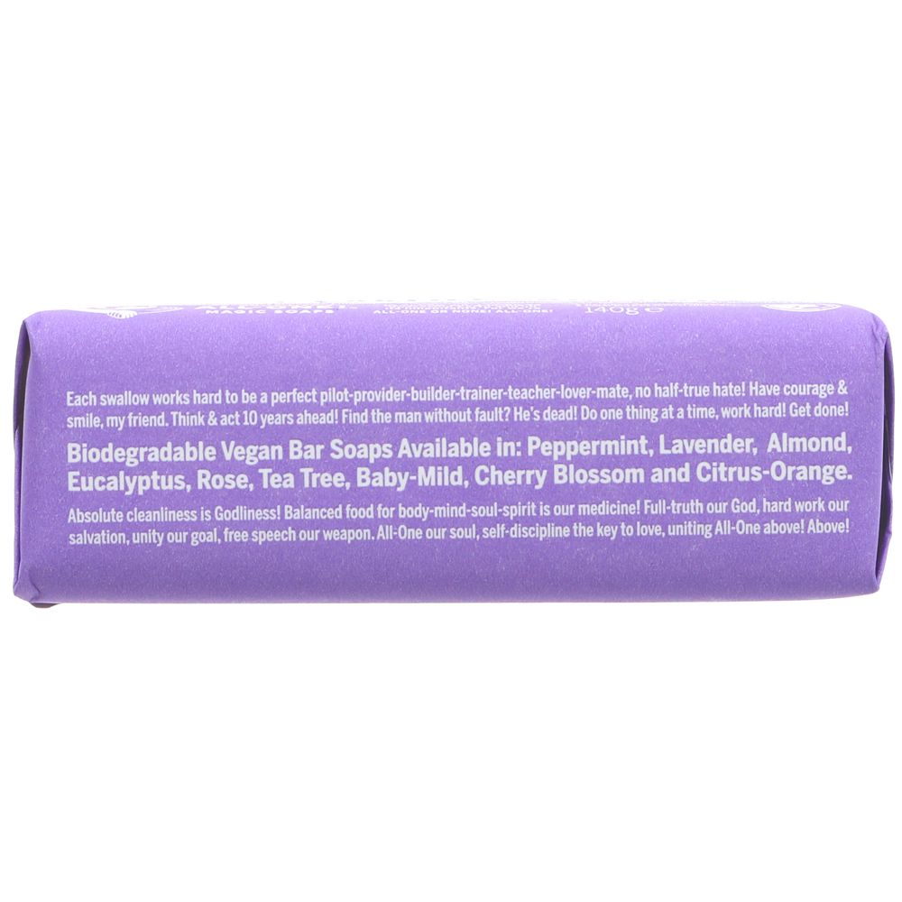 Dr Bronner's Lavender Castile Bar Soap -140g