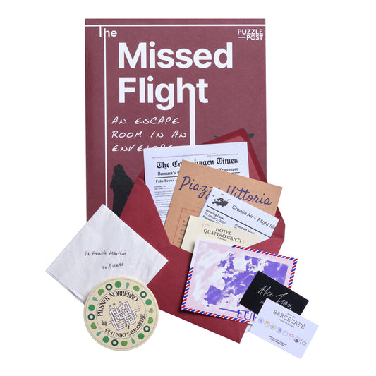 Escape Room in an Envelope: The Missed Flight Board Game