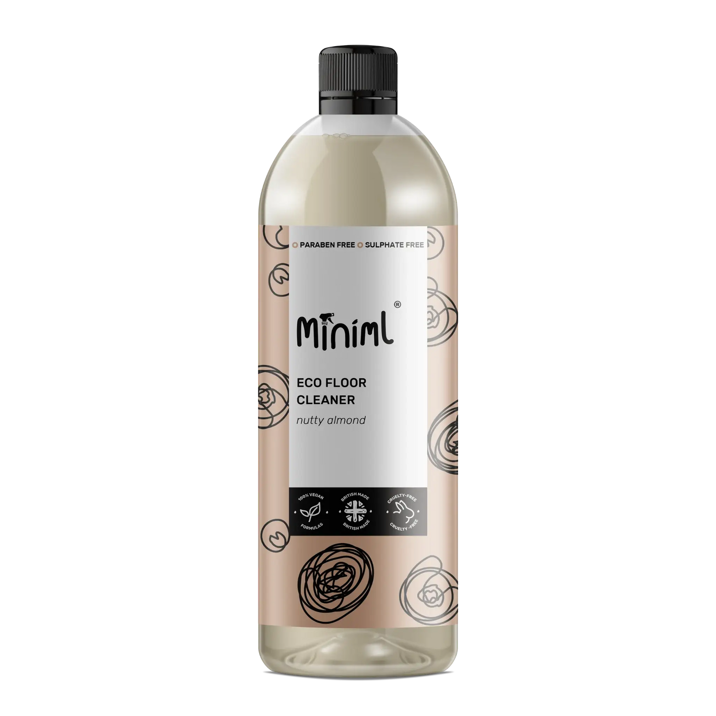 Miniml - FLOOR CLEANER  (NUTTY ALMOND): Plastic / 750ML