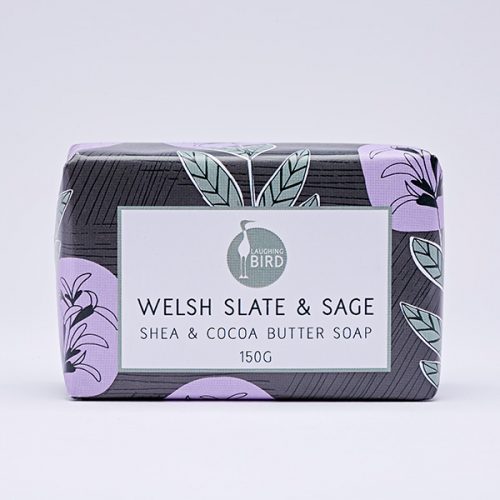 Welsh Slate & Sage Soap with Shea and Cocoa Butter 150g