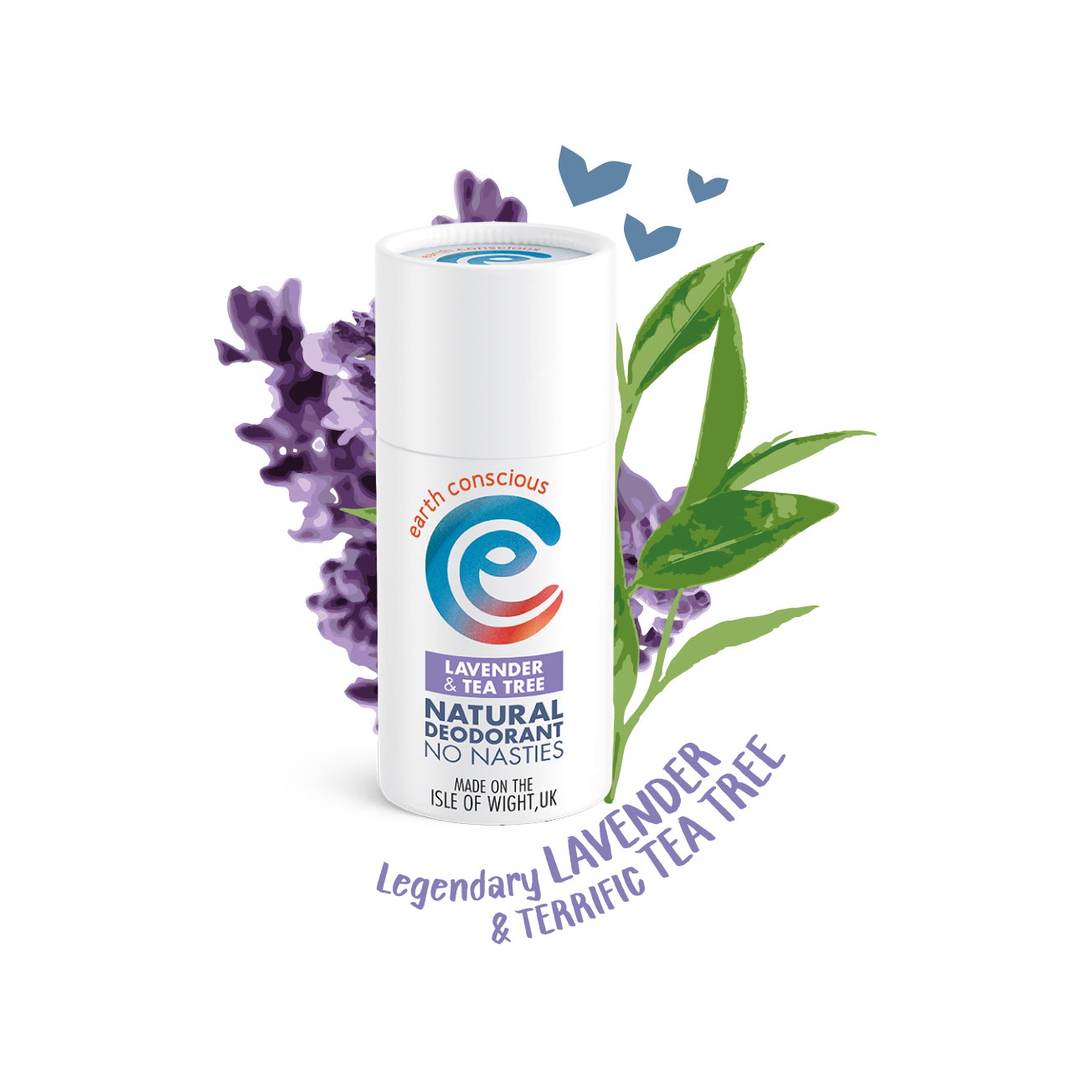 Lavender & Tea Tree Natural Deodorant - Vegan