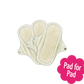 3 Reusable Natural Organic Panty Liners - with PUL